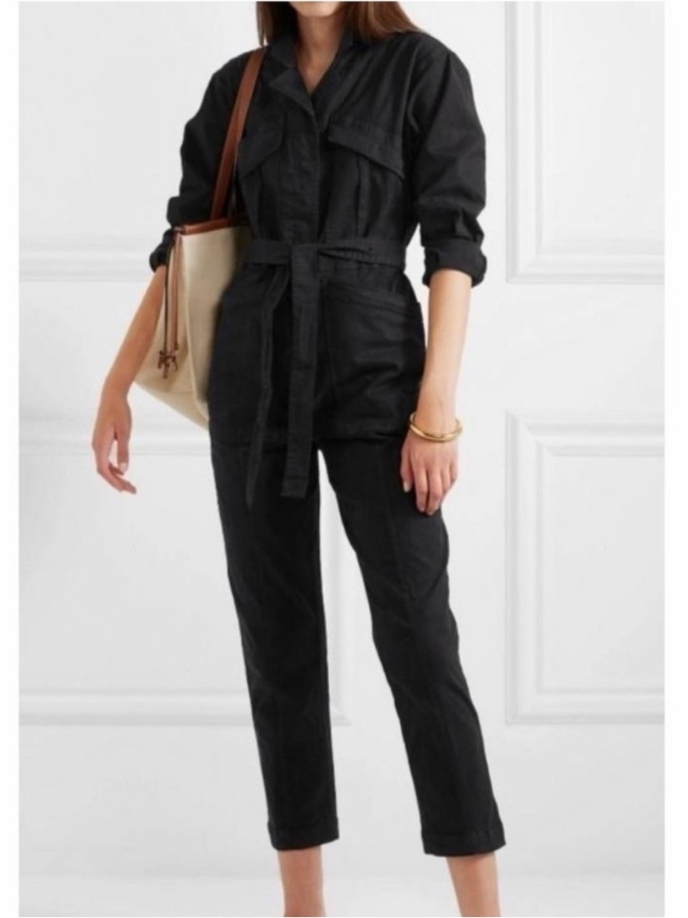 Alex Mill Expedition Black Jumpsuit Utility Union Suit Size Small